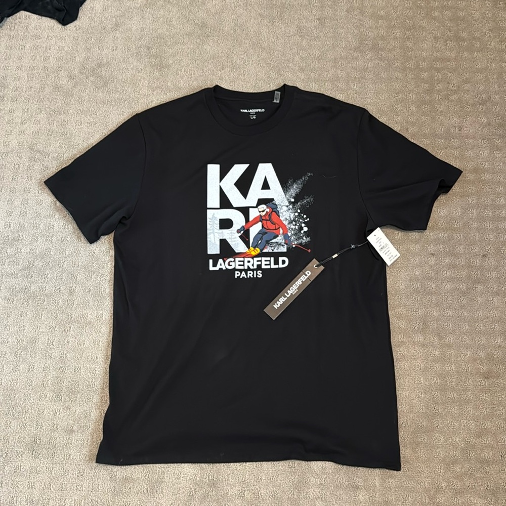 Karl Lagerfeld black tee